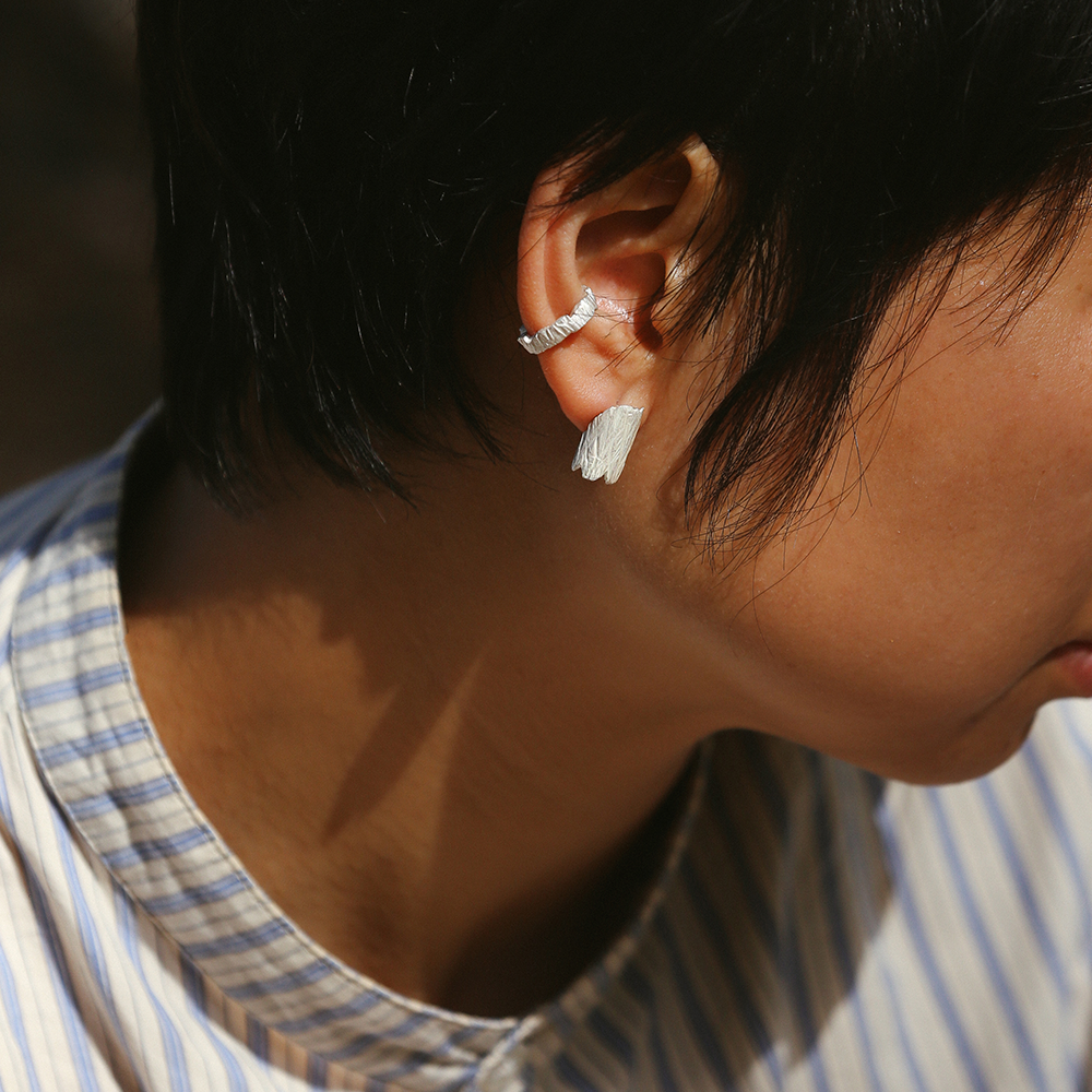 Earthbound Forest Twin Bark Earrings