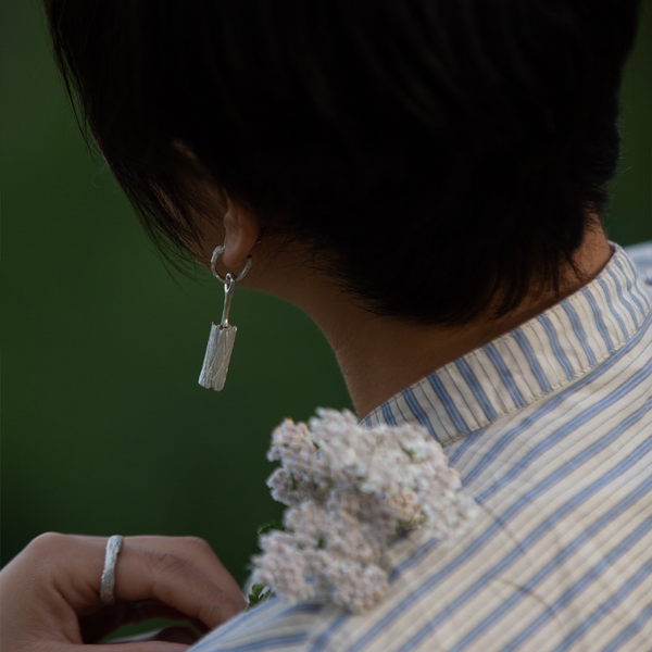 Earthbound Forest Bark Drop Earrings