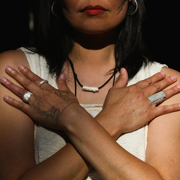 Earthbound Forest Bark Pendant