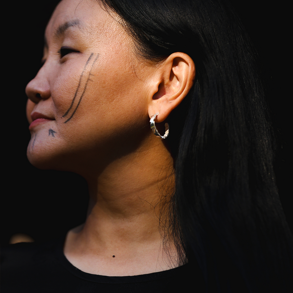 Earthbound Forest Bark Medium Hoops