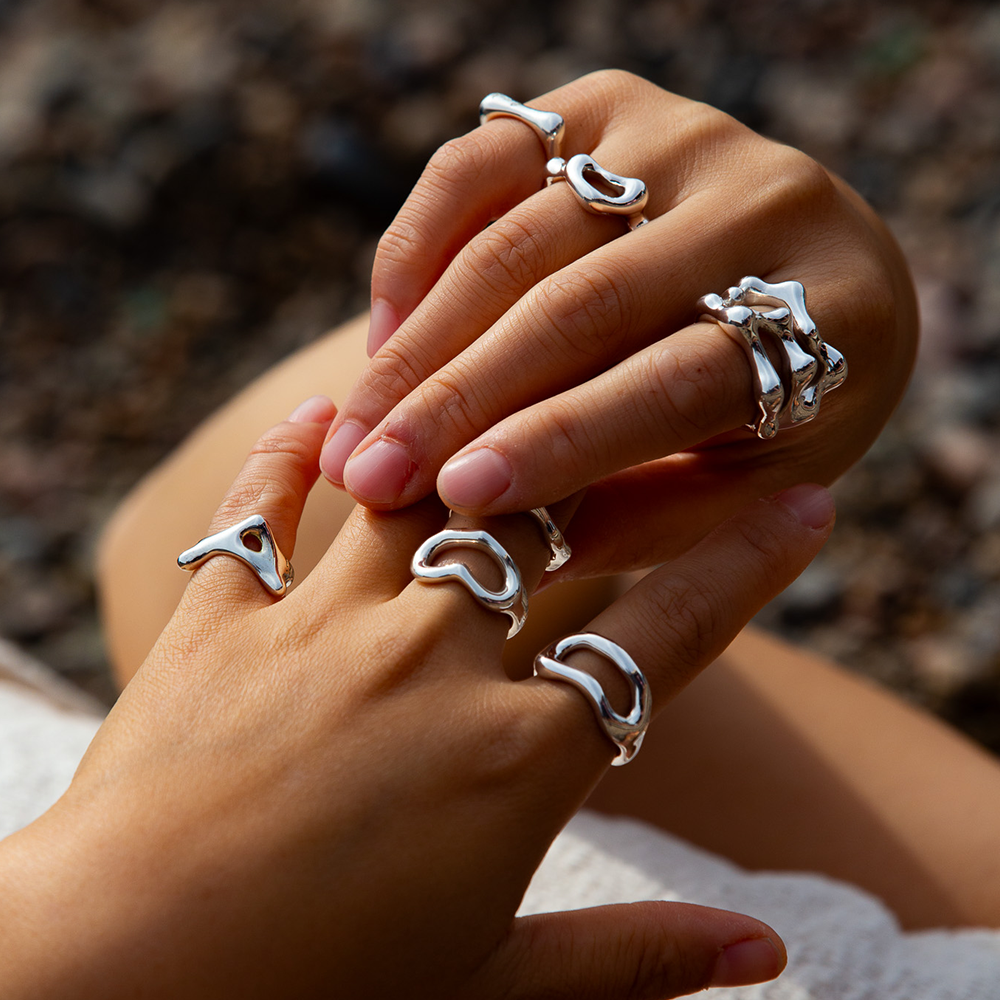 Natāra Organic Square Ring