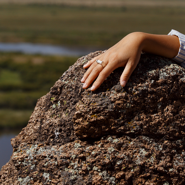 Earthbound Forest Bark Rolling Ring