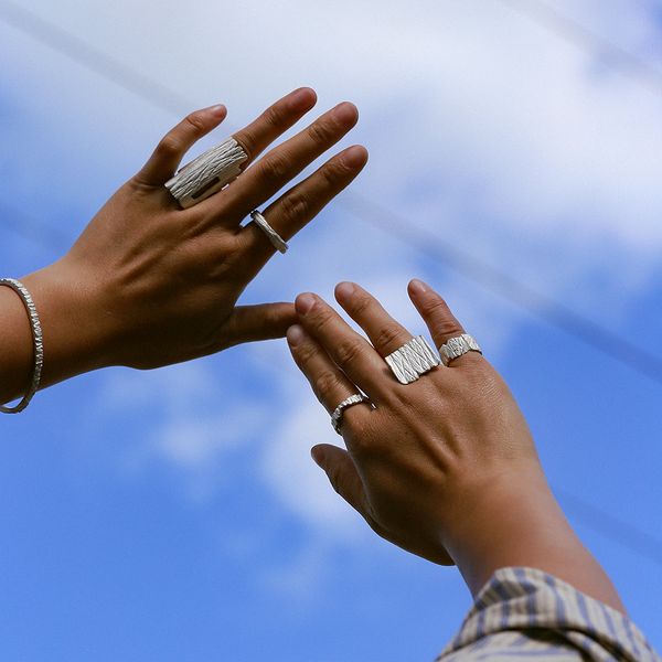 Earthbound Forest Bark Bangle (Medium)