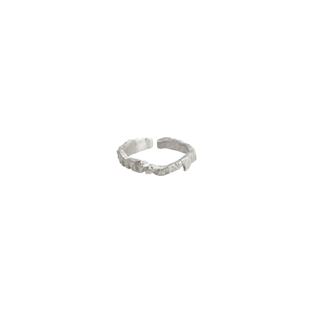 Earthbound Forest Bark Adjustable Thin Ring