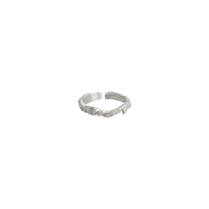 Earthbound Forest Bark Adjustable Thin Ring