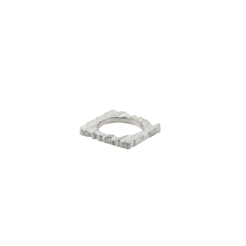 Earthbound Forest Bark Square Ring (Medium)