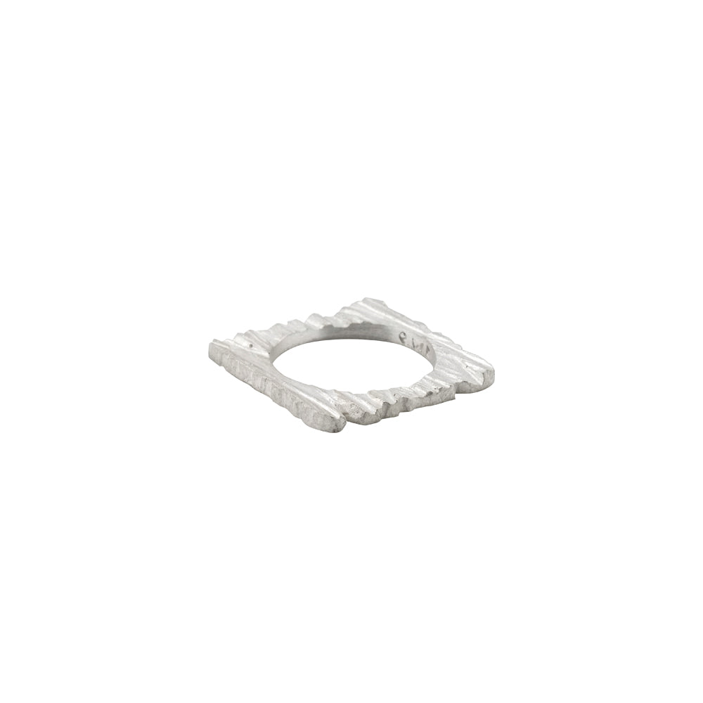 Earthbound Forest Bark Square Ring (Large)