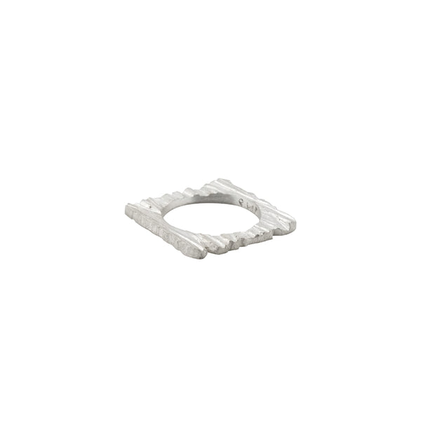Earthbound Forest Bark Square Ring (Large)