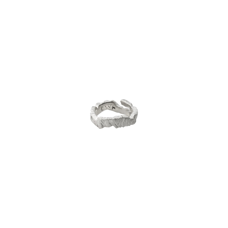 Earthbound Forest Bark Pinky Thin Ring