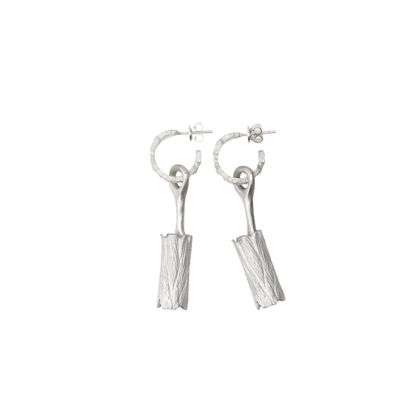 Earthbound Forest Bark Drop Earrings