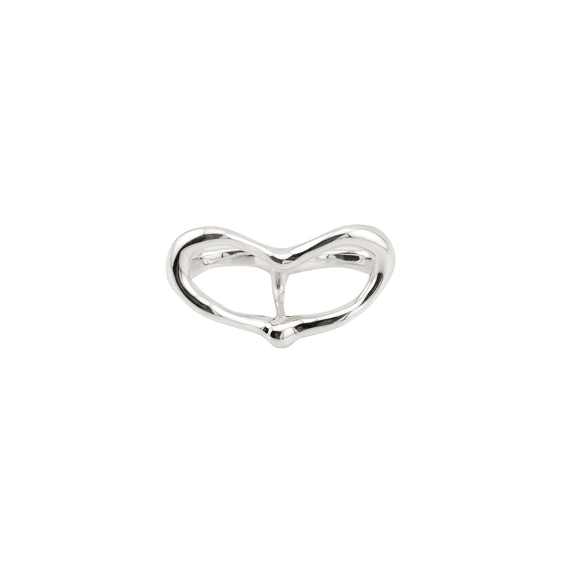 Natāra Organic Double-Finger Heart Ring