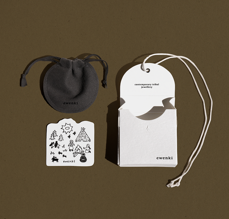 Earthbound Forest Bark Extra Small Hoops