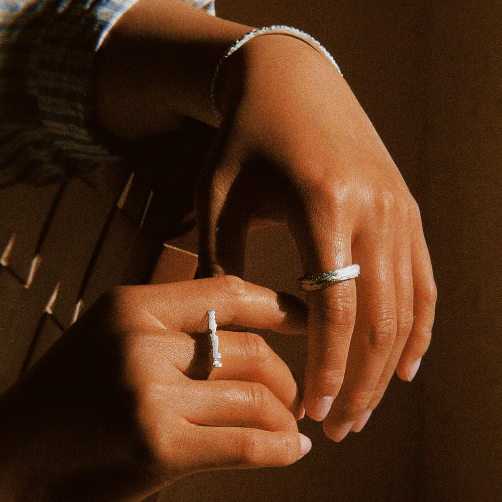 Earthbound Forest Bark Round Ring