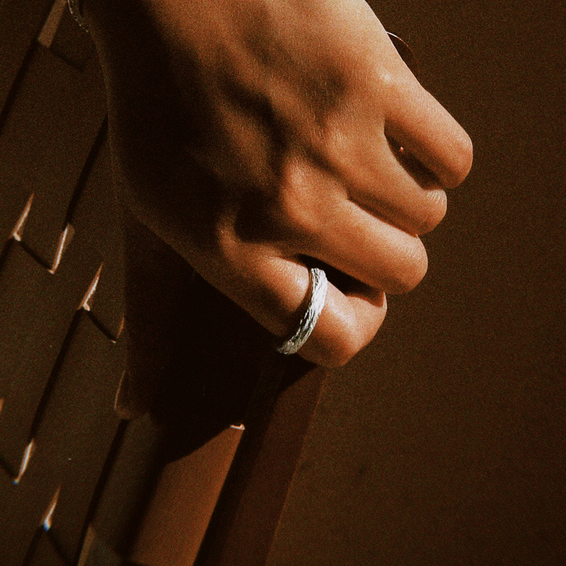 Earthbound Forest Bark Round Ring