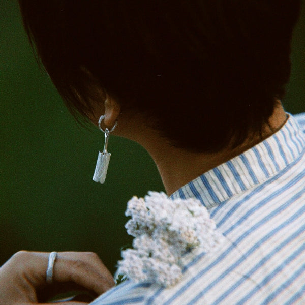 Earthbound Forest Bark Drop Earrings