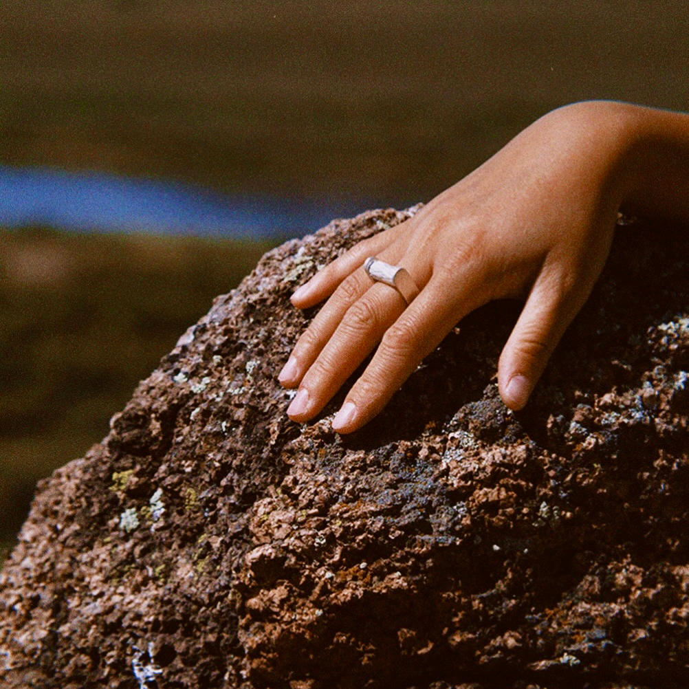 Earthbound Forest Bark Rolling Ring